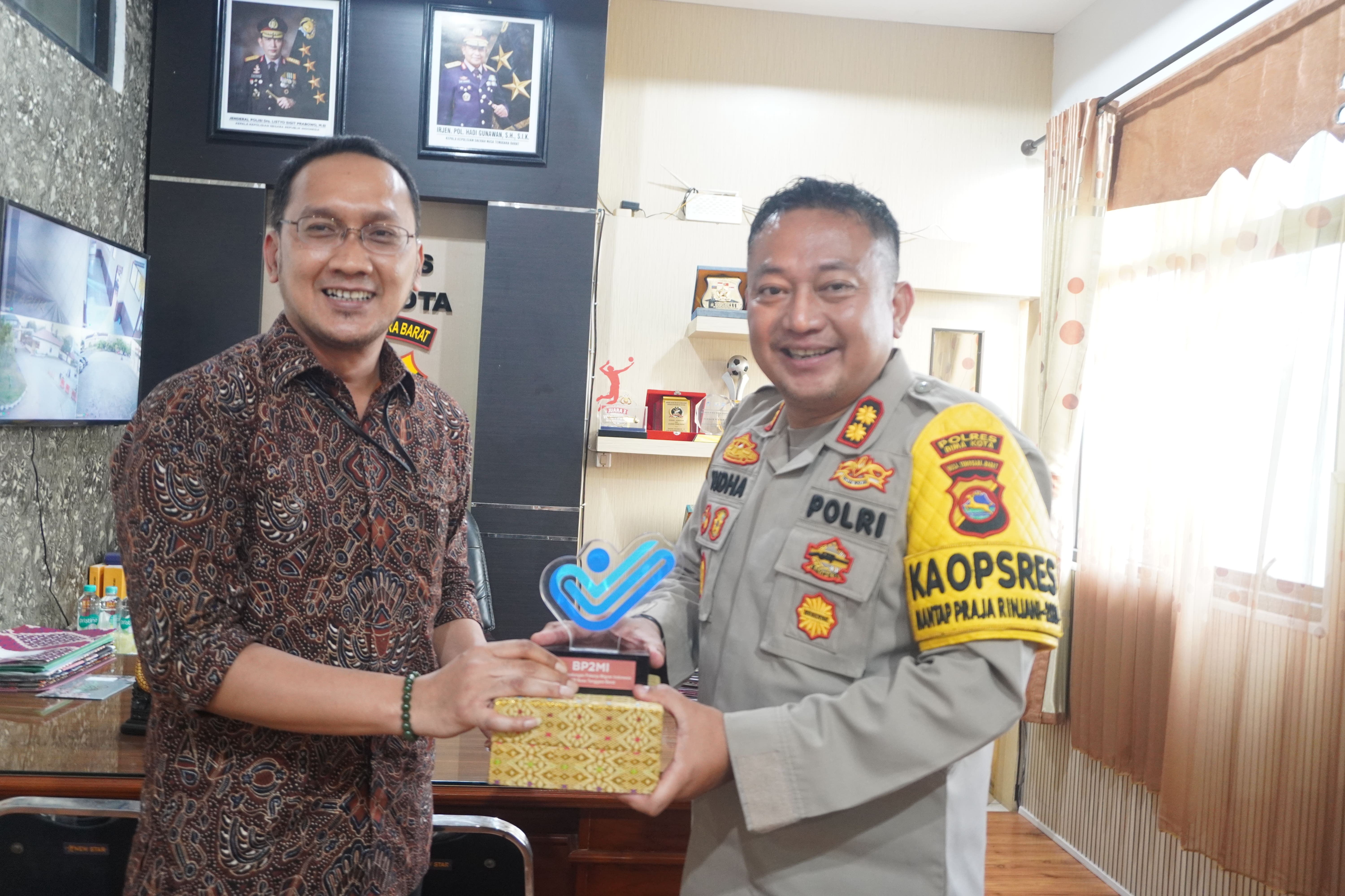 Bertemu Kapolres Bima Kota, BP3MI NTB Bahas Sinergi Penanganan Permasalahan PMI Asal Bima