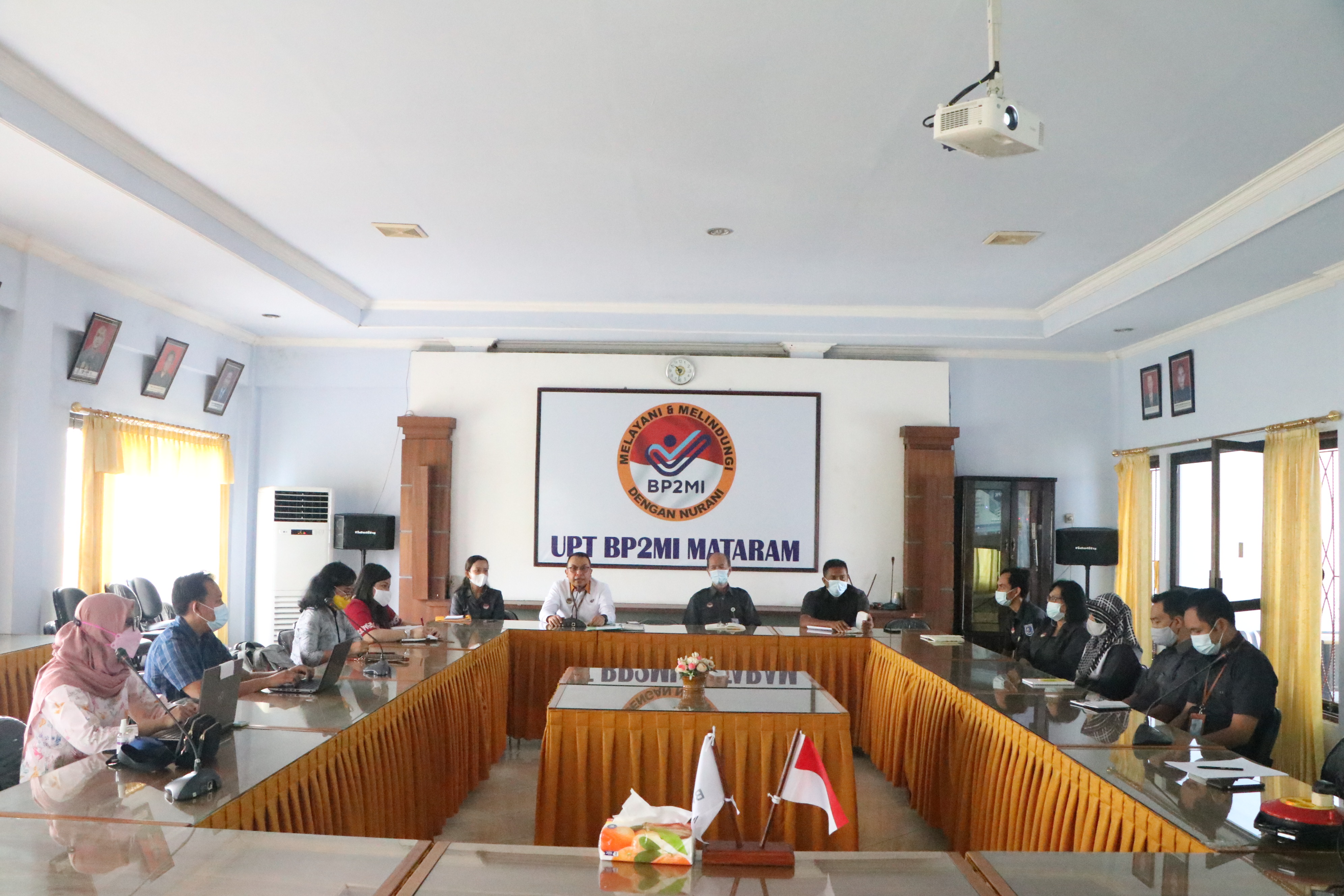 BP2MI Mataram Menerima Badan Pemeriksa Keuangan (BPK) Dalam Rangka Pelaksanaan Audit Keuangan dan Kinerja tahun 2020