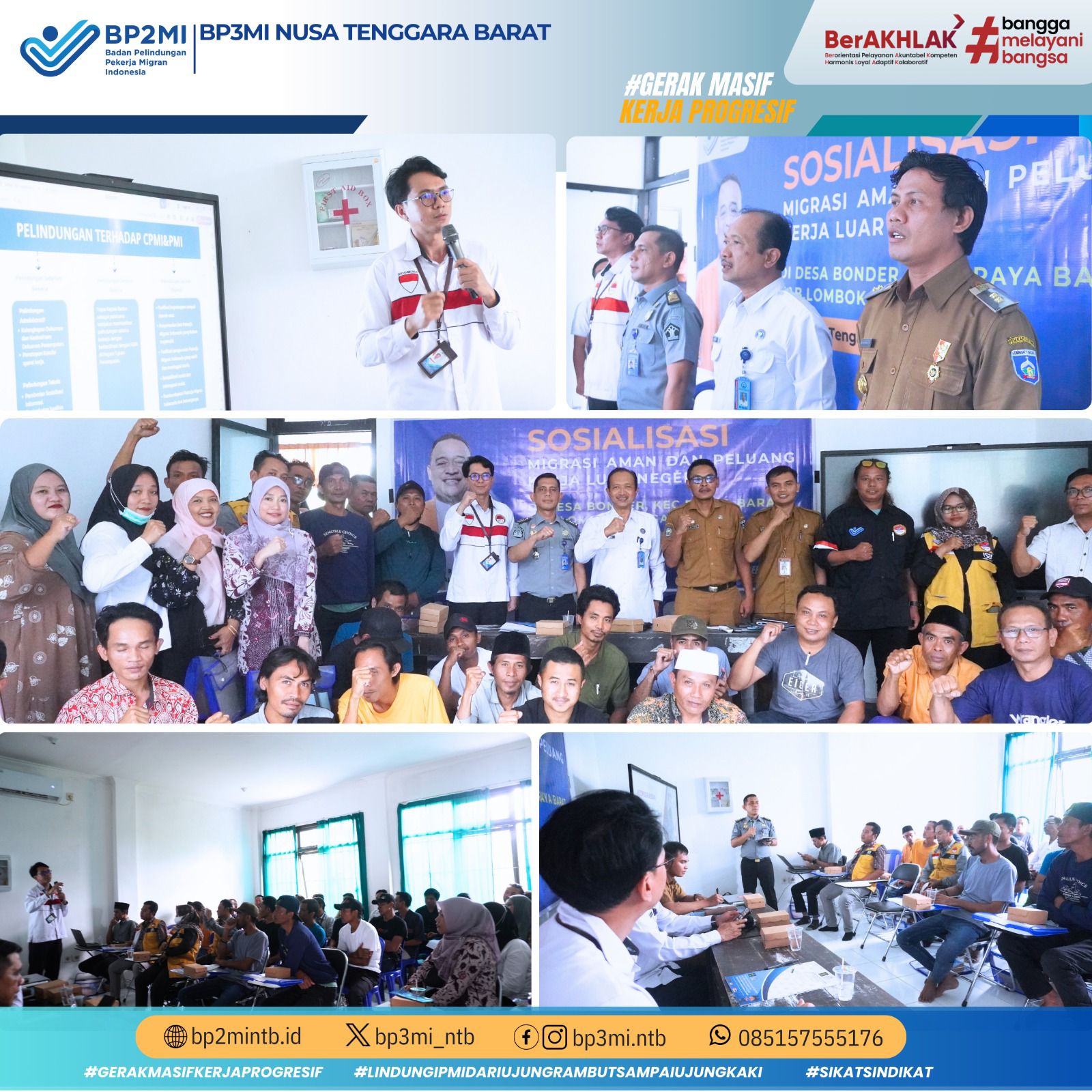 BP3MI NTB Melaksanakan Kegiatan Sosialisasi di Desa Bonder-Praya