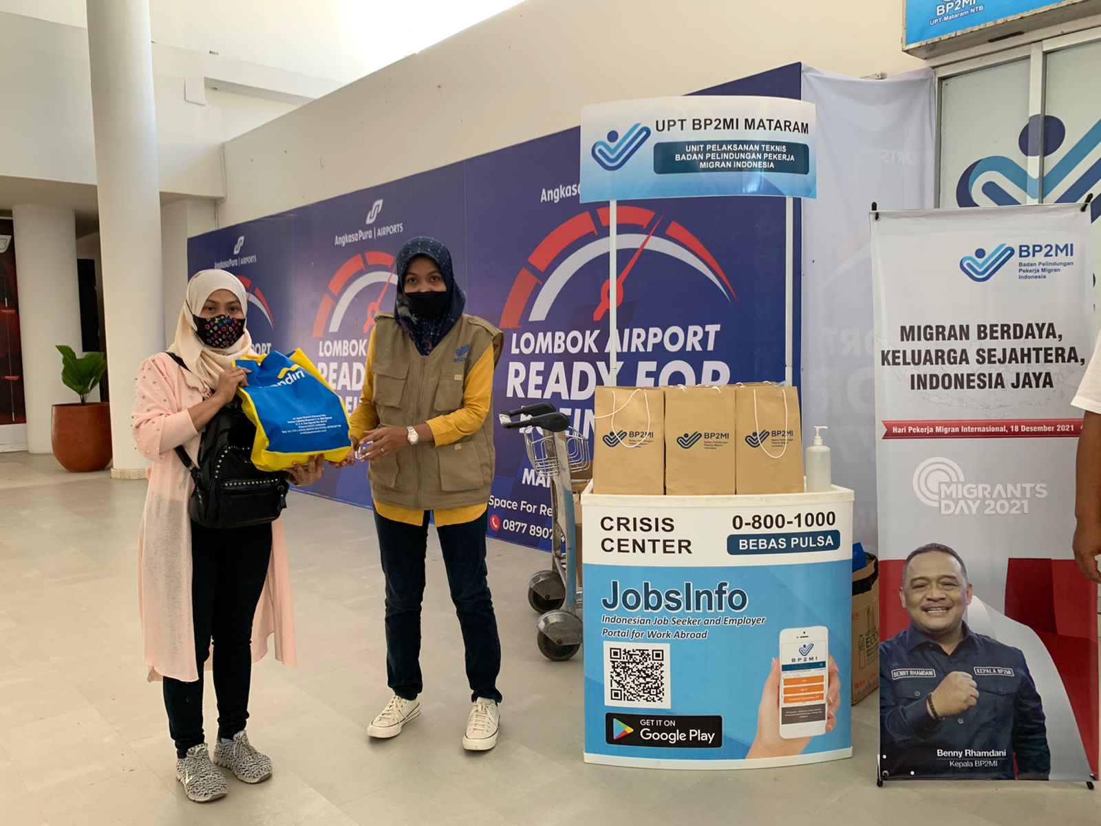 BP2MI NTB Apresiasi Angkasa Pura I Terkait Pelayanan PMI 