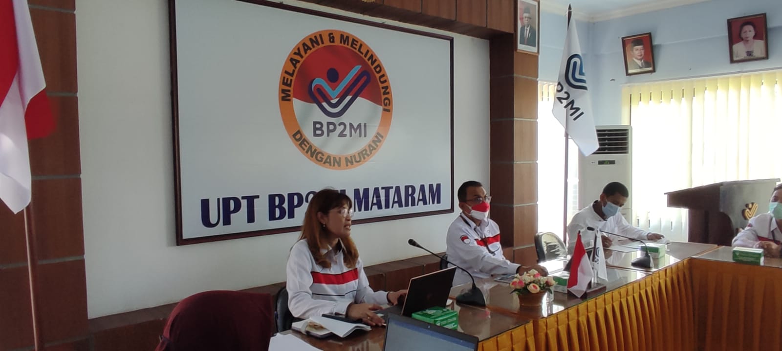 Kunjungan Tim  Evaluasi dan Pembinaan BP2MI ke Kantor UPT BP2MI Wilayah NTB