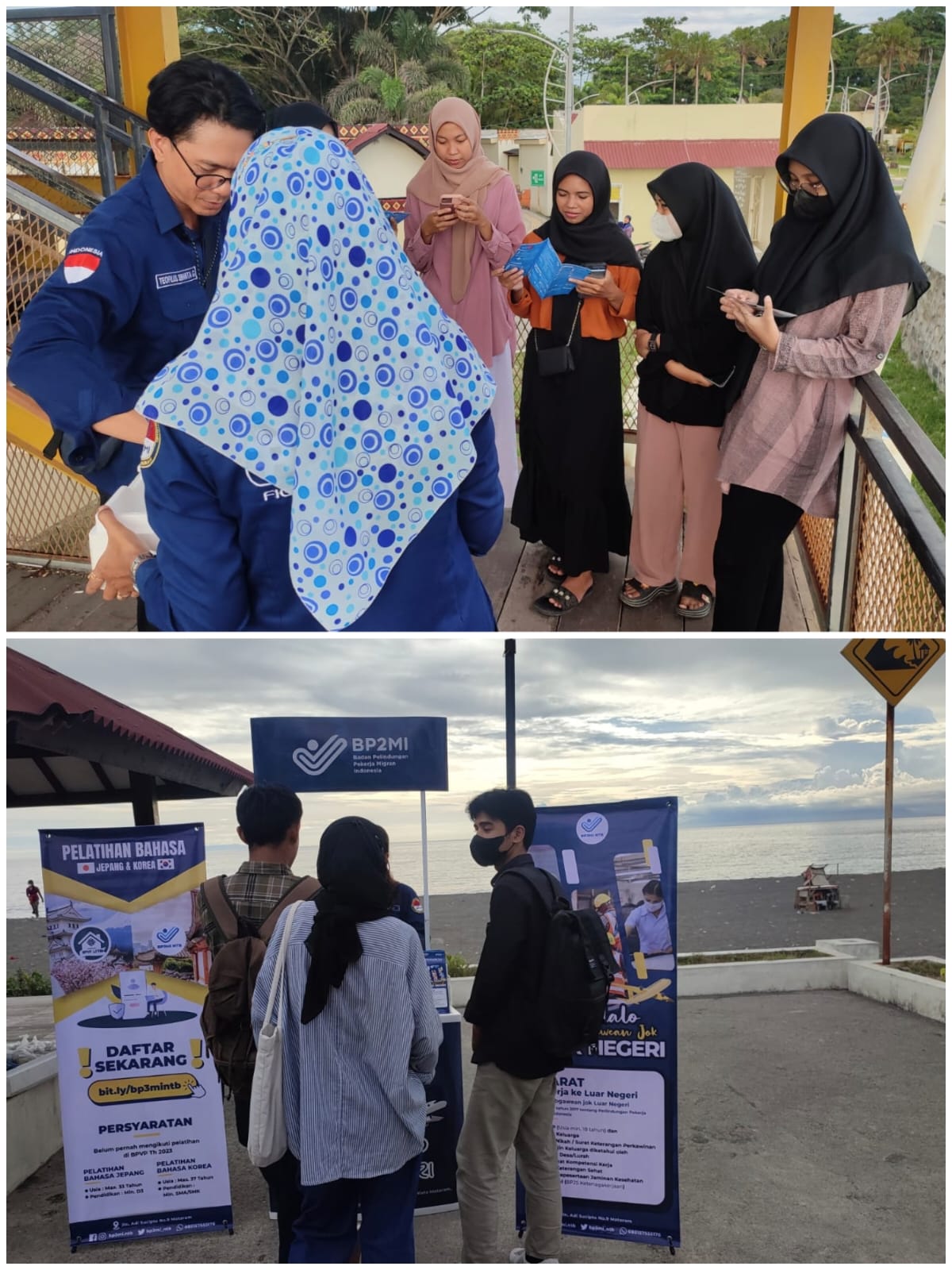 SEMARAK RAMADHAN BP3MI NUSA TENGGARA BARAT  BERBAGI TAKJIL SEKALIGUS SOSIALISASIKAN  PELUANG KERJA DILUAR NEGERI