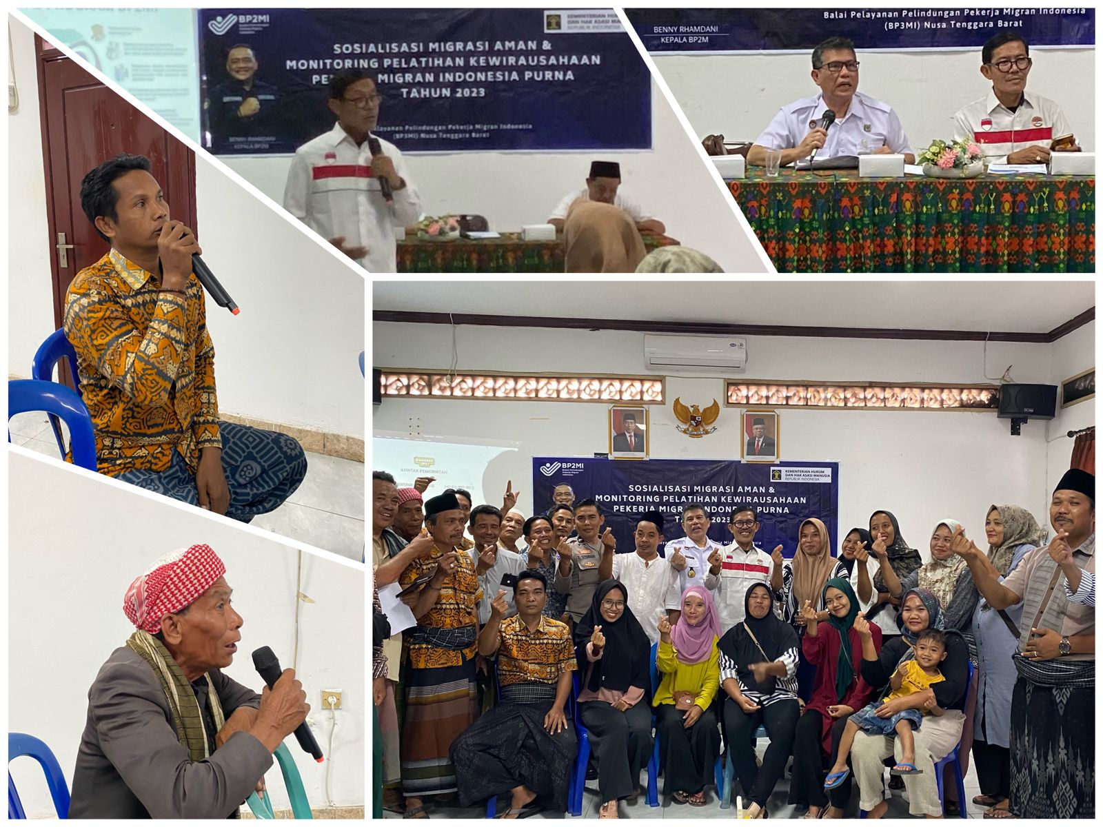 Sosialisasikan Migrasi aman BP3MI Nusa Tenggara Barat sinergi dengan Kanwil Hukum dan Ham Prov NTB