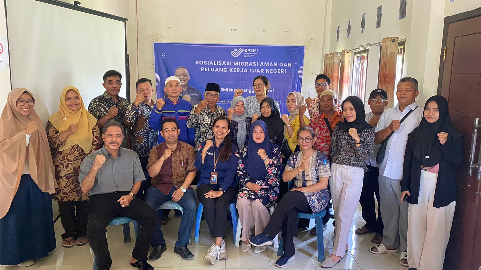 Dipenghujung tahun 2023 BP3MI NTB laksanakan sosialisasi Migrasi Aman