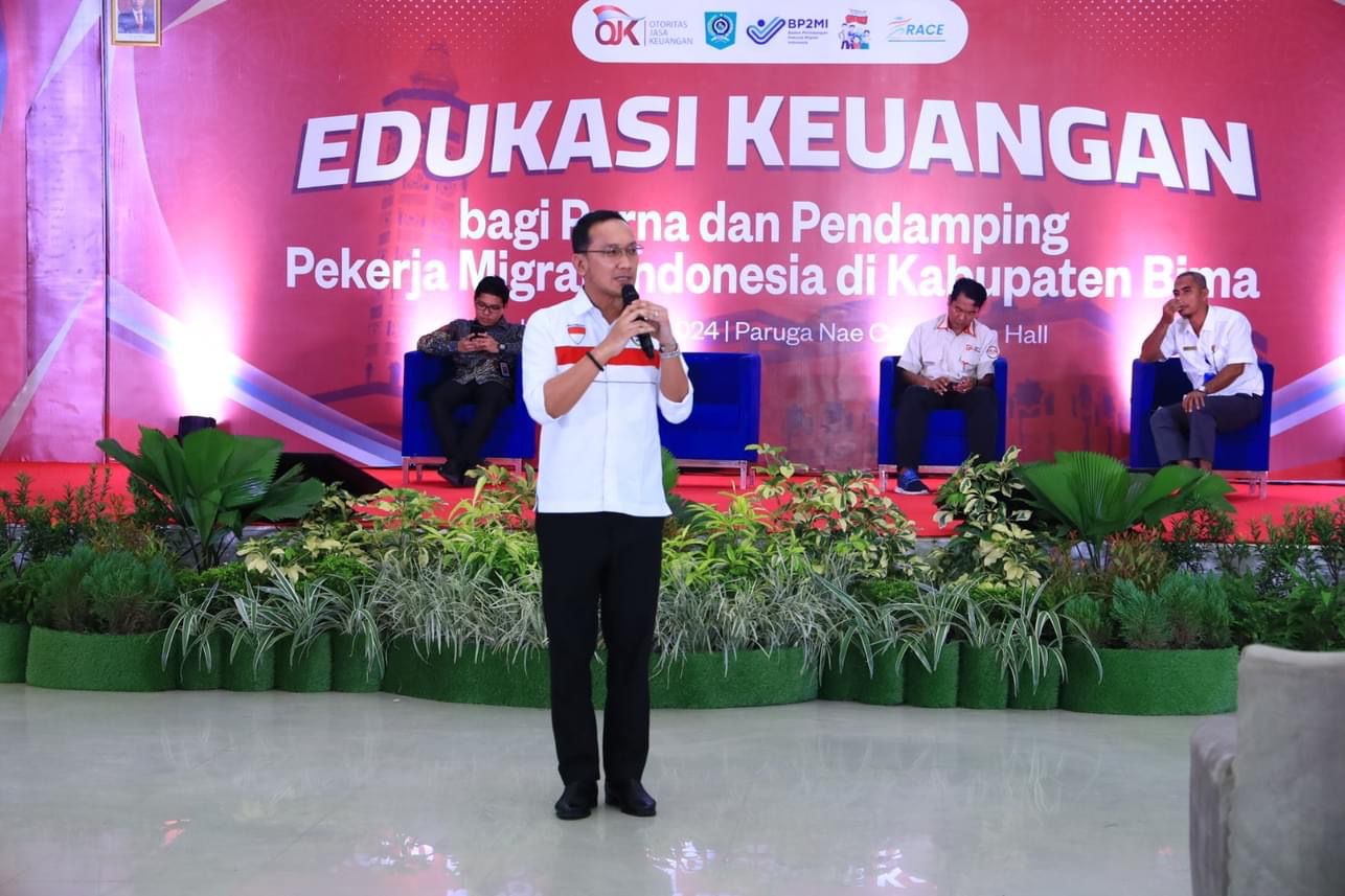 BP3MI NTB Hadiri Kegiatan Edukasi Keuangan OJK, Sampaikan Peran BP2MI
