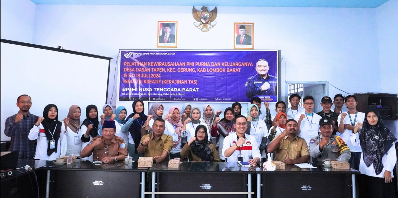 BP3MI NTB Selenggarakan Pelatihan Industri Kreatif Bagi PMI Purna dan Keluarga