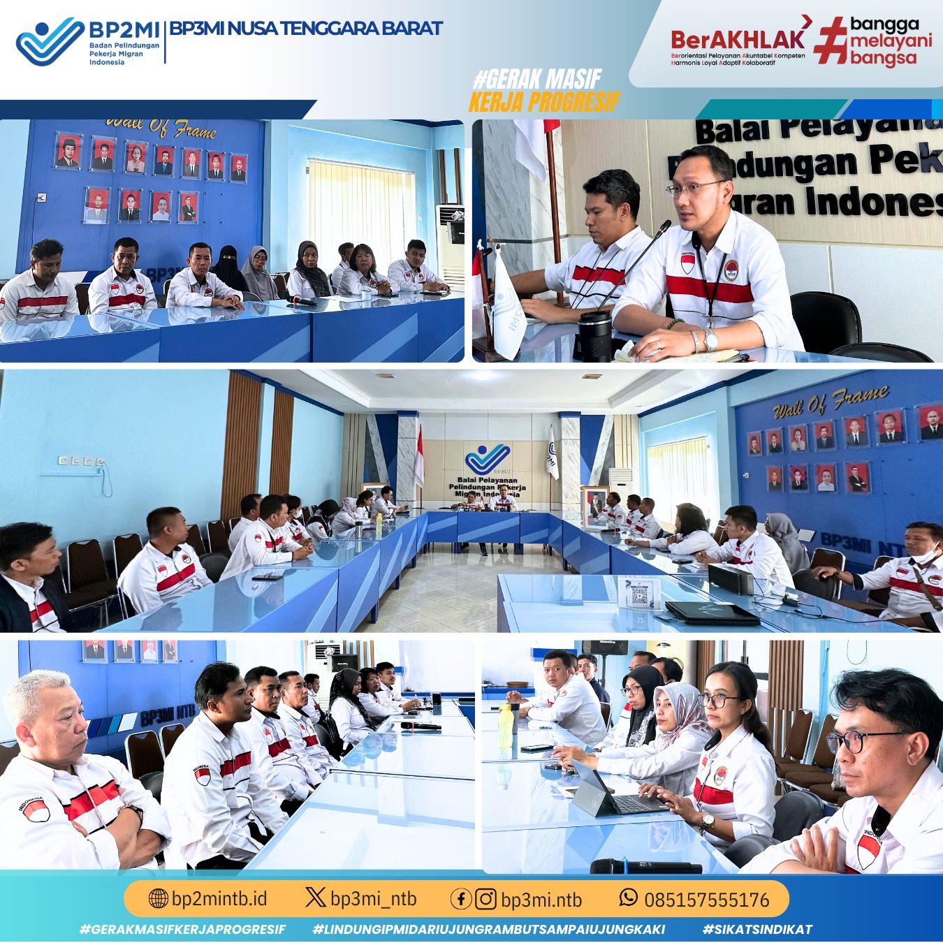 Tingkat Kinerja, BP3MI NTB Lakukan Evaluasi