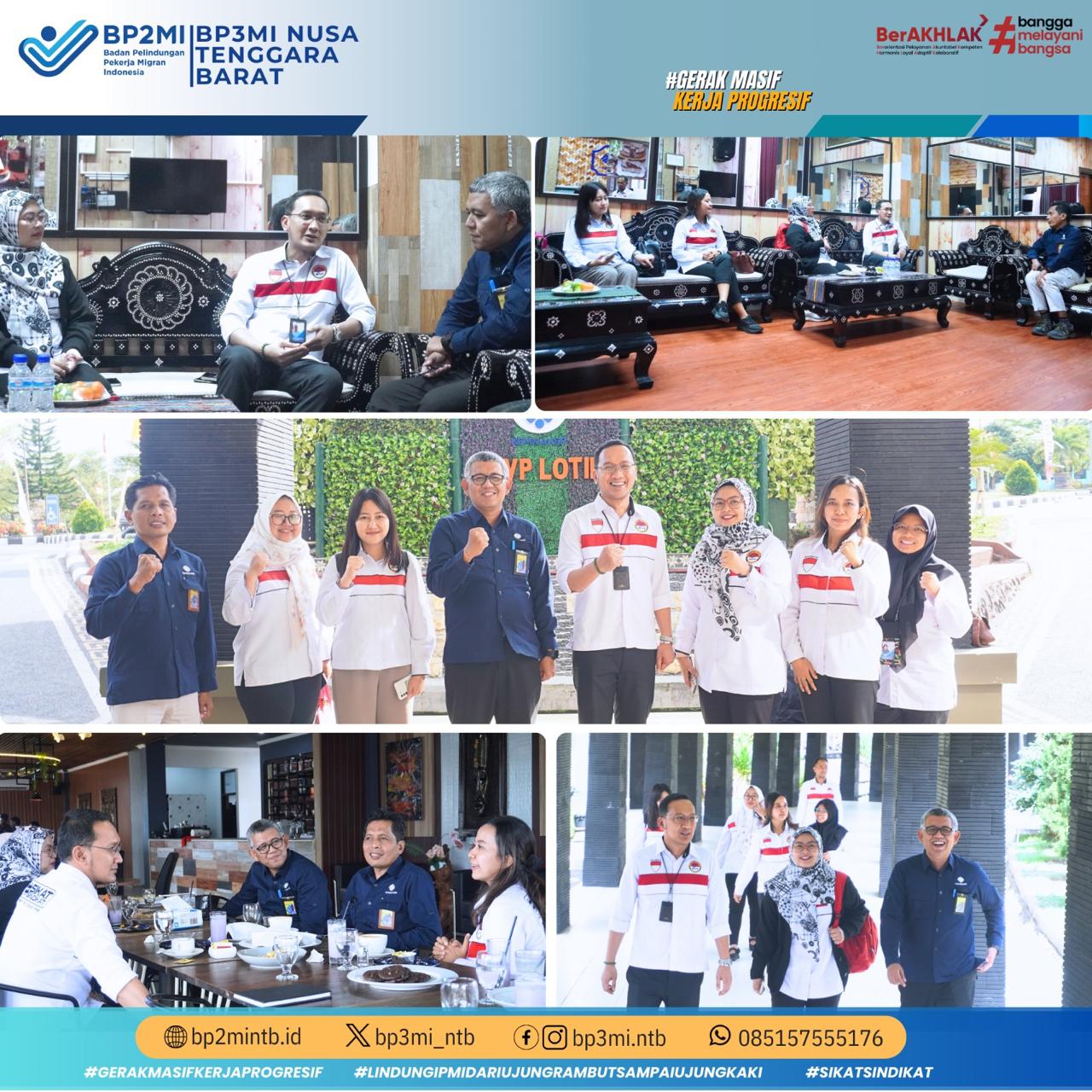 Bahas Kompetensi CPMI Penempatan Amerika Pasifik, BP3MI NTB Kunjungi BPVP Lombok Timur