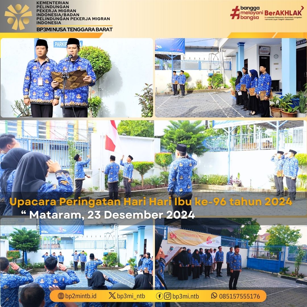 BP3MI NTB Selenggarakan Upacara Peringatan Hari Ibu