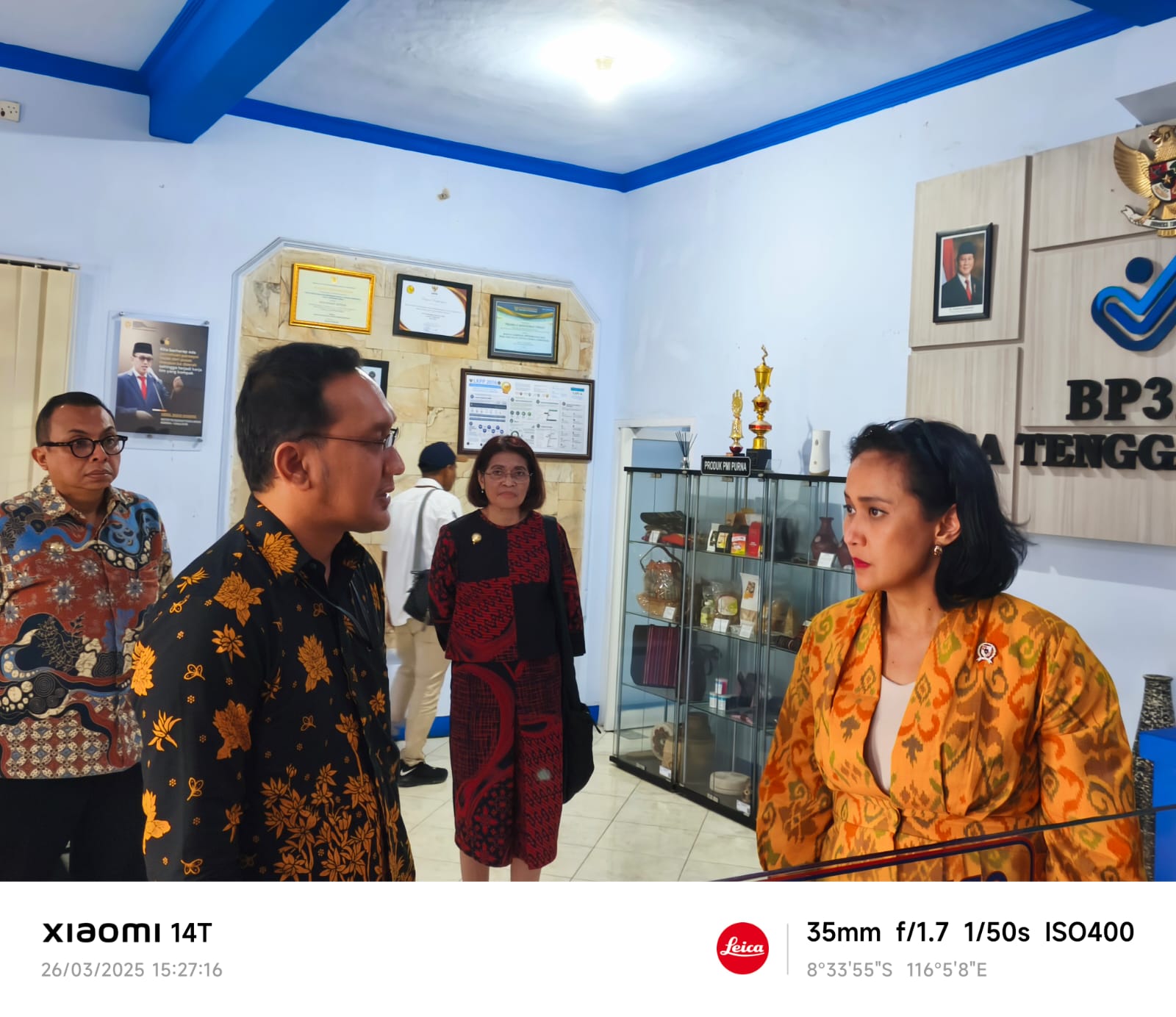 Kunjungi Kantor BP3MI NTB, Wamen Christina Sampaikan Pentingnya Soliditas Pusat Daerah