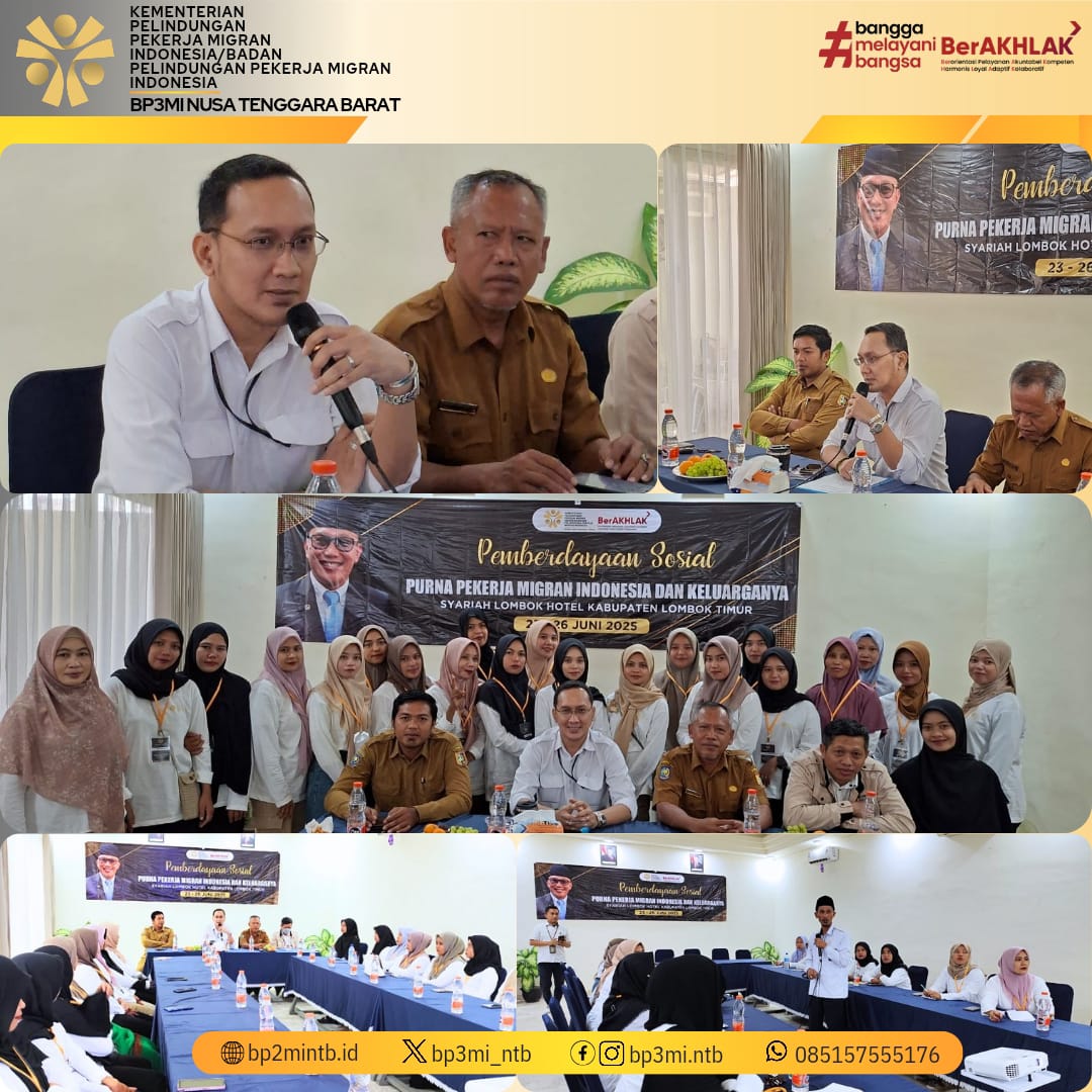 BP3MI NTB Selenggarakan Kegiatan Pemberdayaan Sosial bagi Purna PMI dan Keluarga