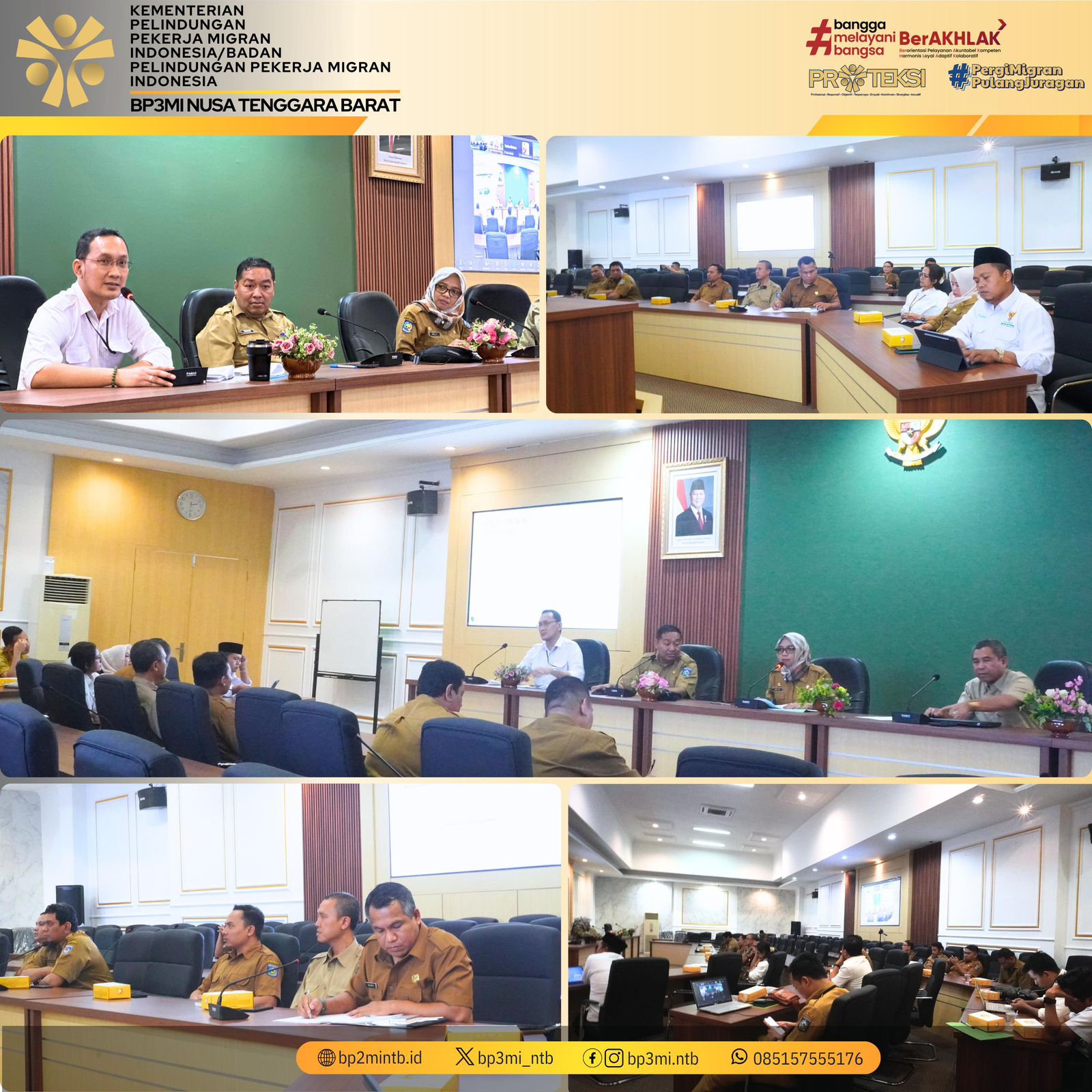 Penuhi Undangan Disnakertrans Bahas Pelayanan Pemulangan Pekerja Migran Indonesia Asal NTB yang Bermasalah