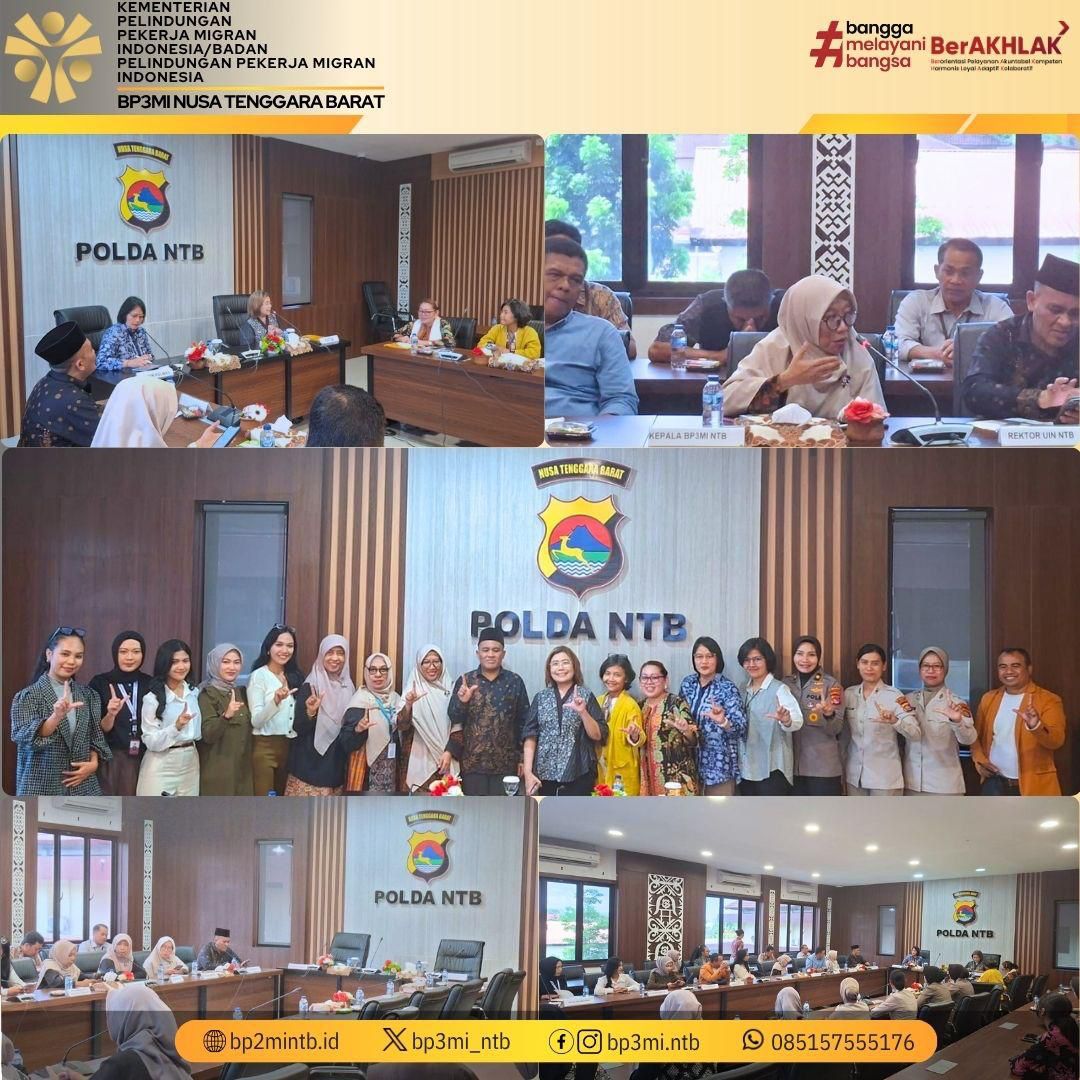 BP3MI NTB Dukung Polda NTB Meraih  Penghargaan Male Awards in Support of UN 