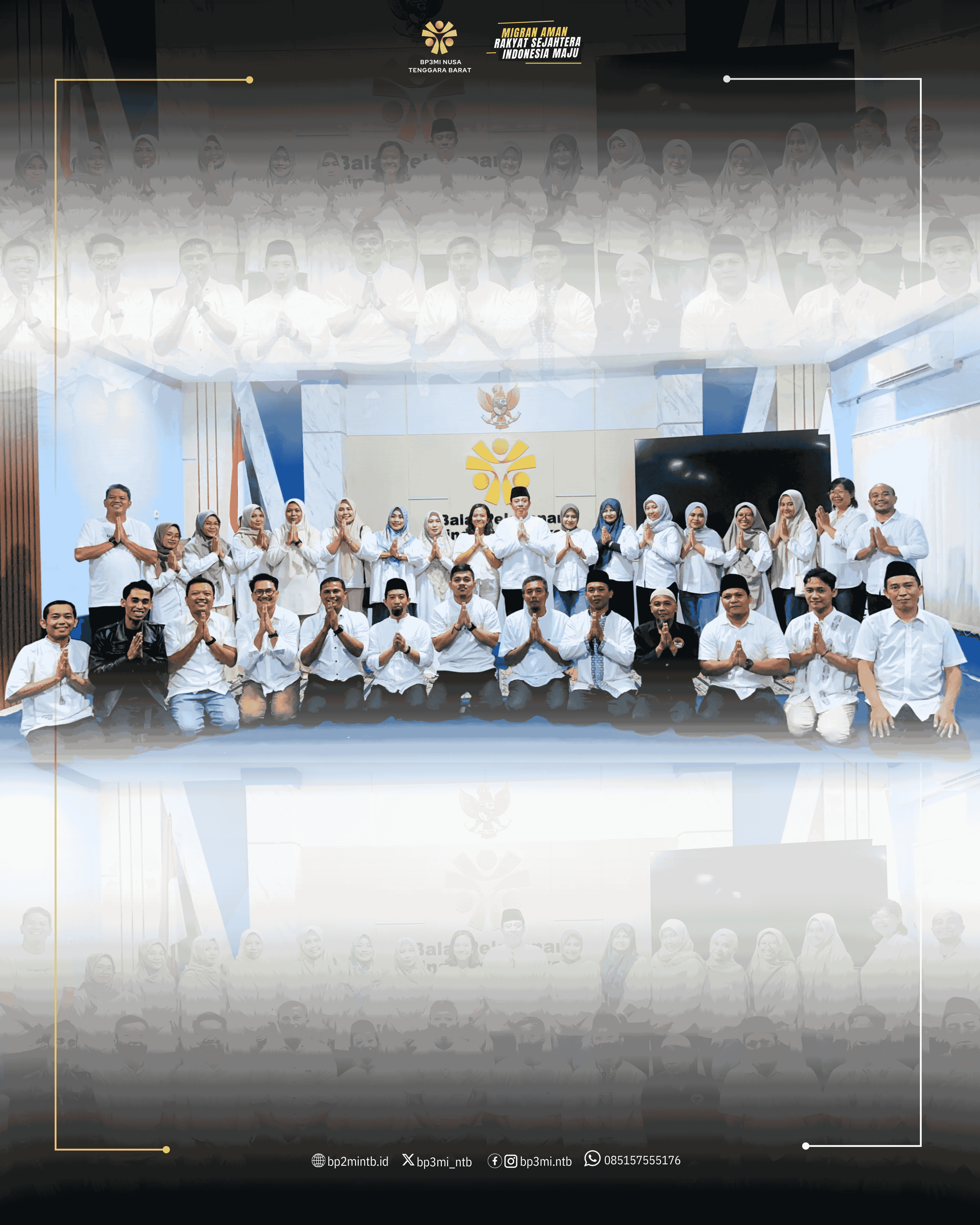 BP3MI NTB Berbuka Puasa Bersama dengan Mitra Penempatan dan Anak Yatim