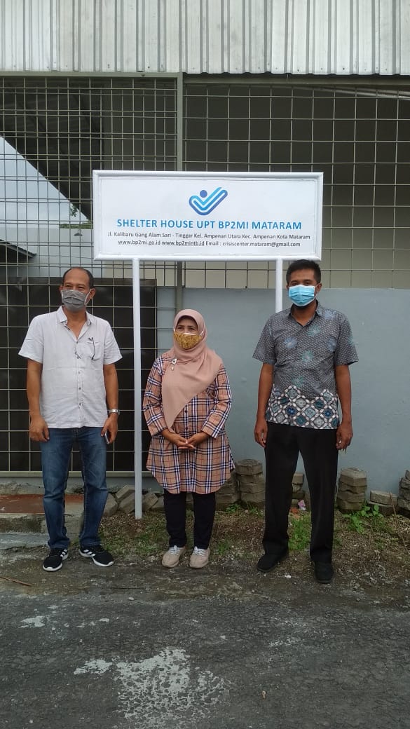 Kunjungan Kadisnakertrans Provinsi NTB ke Shelter House BP2MI Mataram