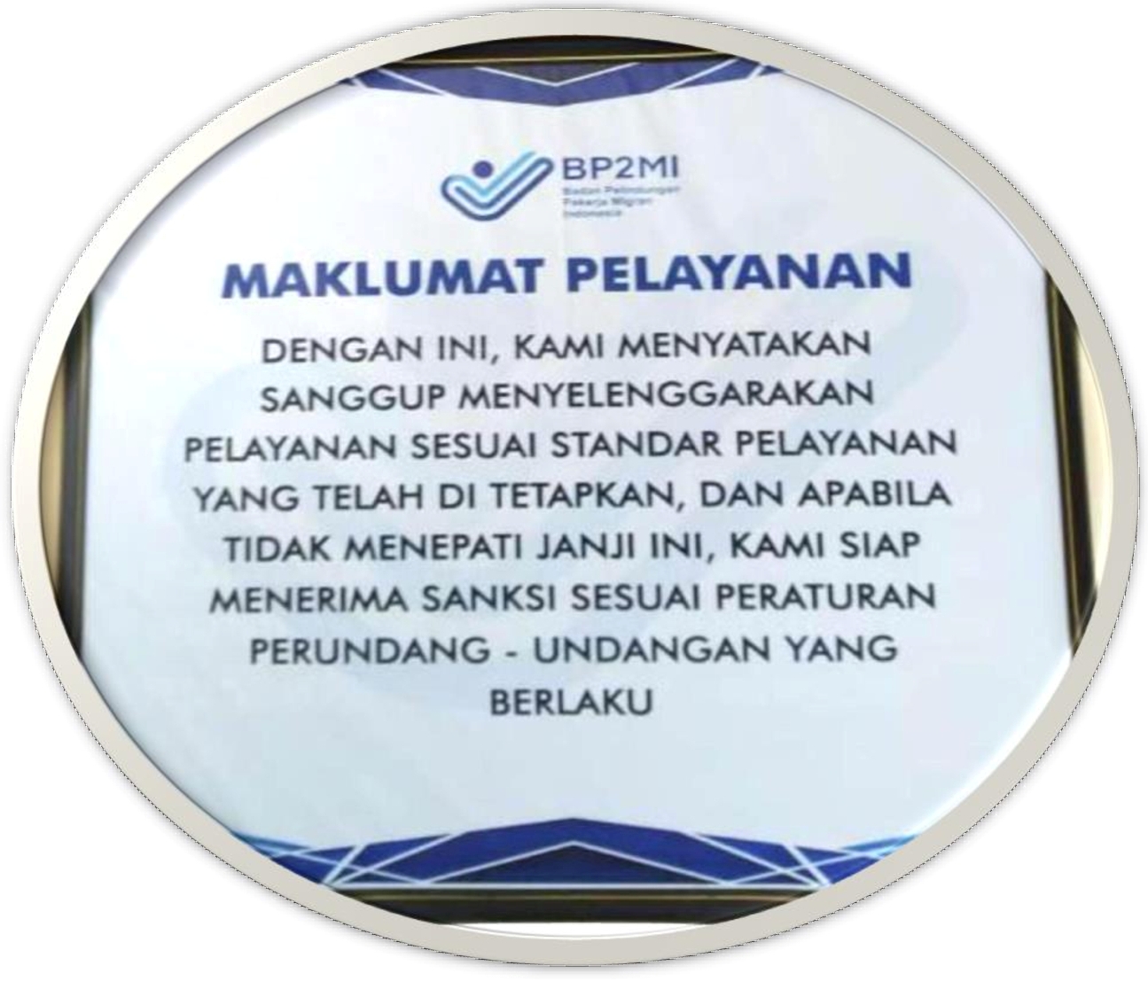 Maklumat Pelayanan UPT BP2MI Mataram