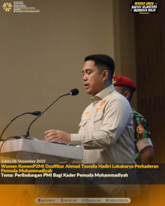 Wamen KP2MI Hadiri Kegiatan Lokakarya Perkarderan Pemuda Muhammadiyah di NTB