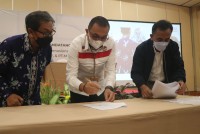 Penandatanganan Perjanjian Kerjasama Antara UPT BP2MI Mataram dengan Prodi Ilmu Hubungan Internasional Unram