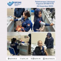 Pegawai BP3MI NTB laksanakan Vaksin Covid-19 Booster ke dua
