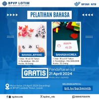 Pelatihan Bahasa Korea dan Jepang Tahun 2024