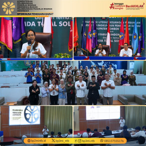 BP3MI NTB Berikan Sosialisasi Peluang Kerja Luar Negeri Bagi Mahasiswa Poltekpar Lombok