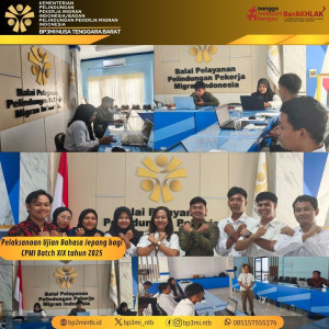 BP3MI NTB Fasilitasi Tes Bahasa Jepang Bagi CPMI Program G to G